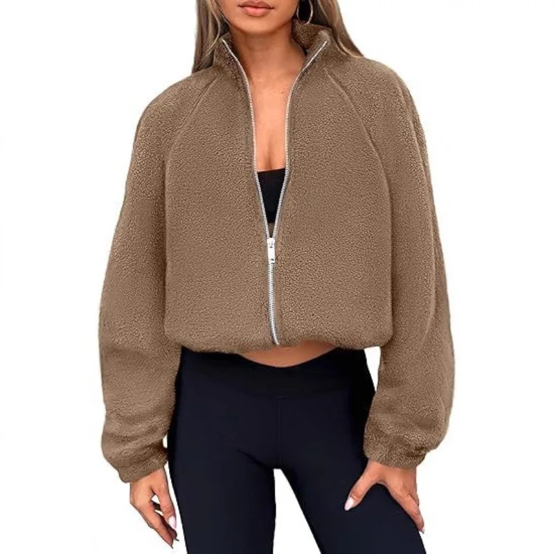 Плюшевый кардиган с круглым вырезом на талии и шнурком, женское модное пальто на молнии с карманами и длинными рукавами, свободная куртка для отдыха, осень
Плюшевый кардиган с круглым вырезом на талии и шнурком, женское модное пальто на молнии с карманами и длинными рукавами, свободная куртка для отдыха, осень