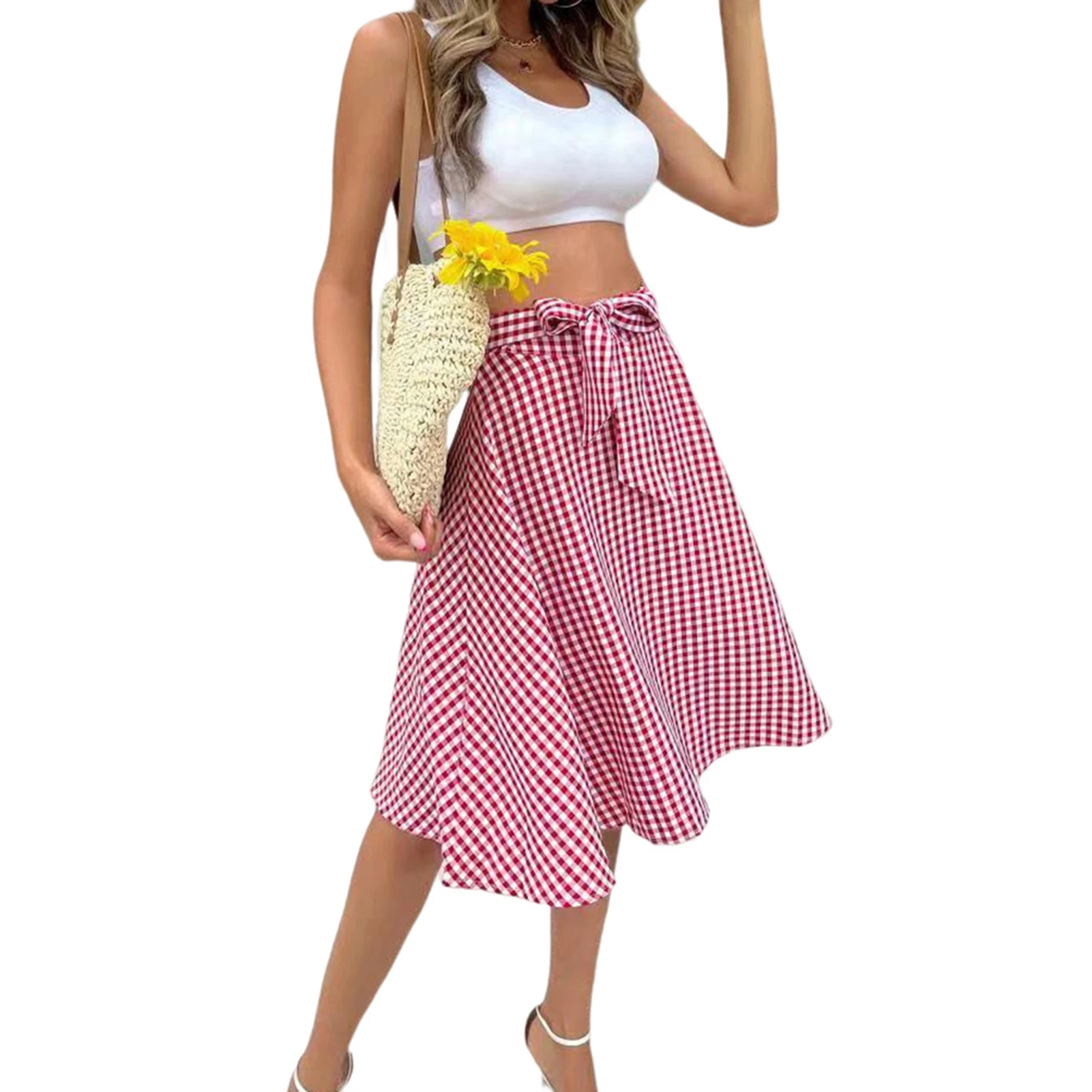 Fashion Mid Long Skirts For Women 2022 Casual High Waist Strappy Tie Skirts New Faldas De Mujer Spring Autumn Half Skirts Female
Fashion Mid Long Skirts For Women 2022 Casual High Waist Strappy Tie Skirts New Faldas De Mujer Spring Autumn Half Skirts Female