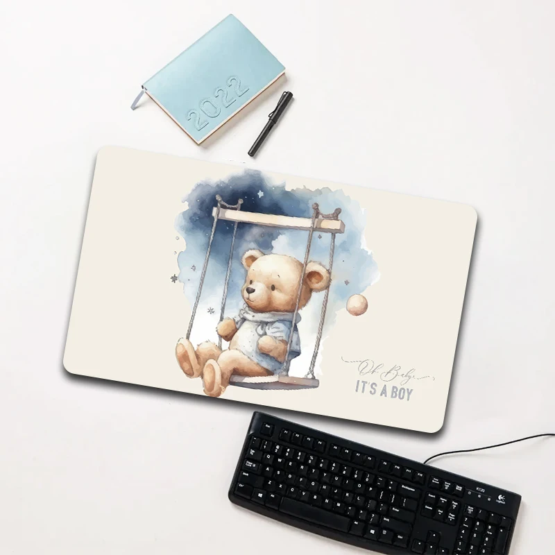 Watercolor Teddy Bear Swing "It's A Boy" Mouse Pad Large Non-slip Waterproof Desk Mat for Laptop Office
Watercolor Teddy Bear Swing "It's A Boy" Mouse Pad Large Non-slip Waterproof Desk Mat for Laptop Office