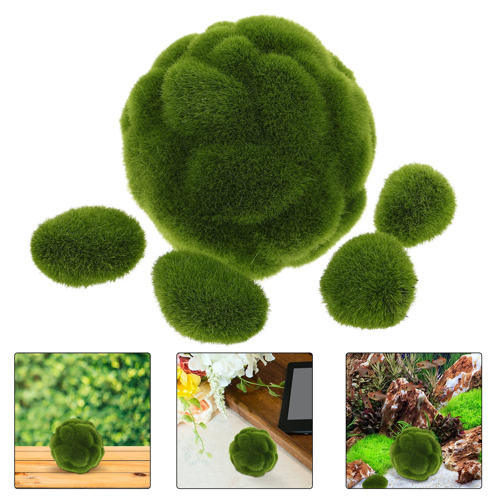 5pcs Artificial balls Realistic Faux Greenery For Floral Arrangements Fairy Gardens Window Displays Planter Filler
5pcs Artificial balls Realistic Faux Greenery For Floral Arrangements Fairy Gardens Window Displays Planter Filler