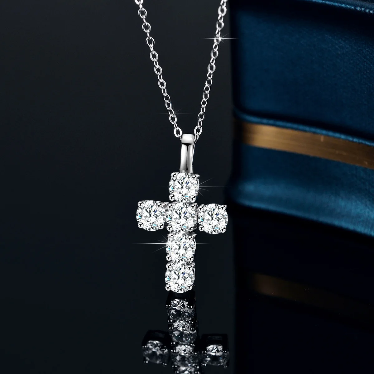 Women's PT950 Platinum Necklace Moissan Diamond 3 Carat Cross Pendant Geometric Gift Certificate
Women's PT950 Platinum Necklace Moissan Diamond 3 Carat Cross Pendant Geometric Gift Certificate