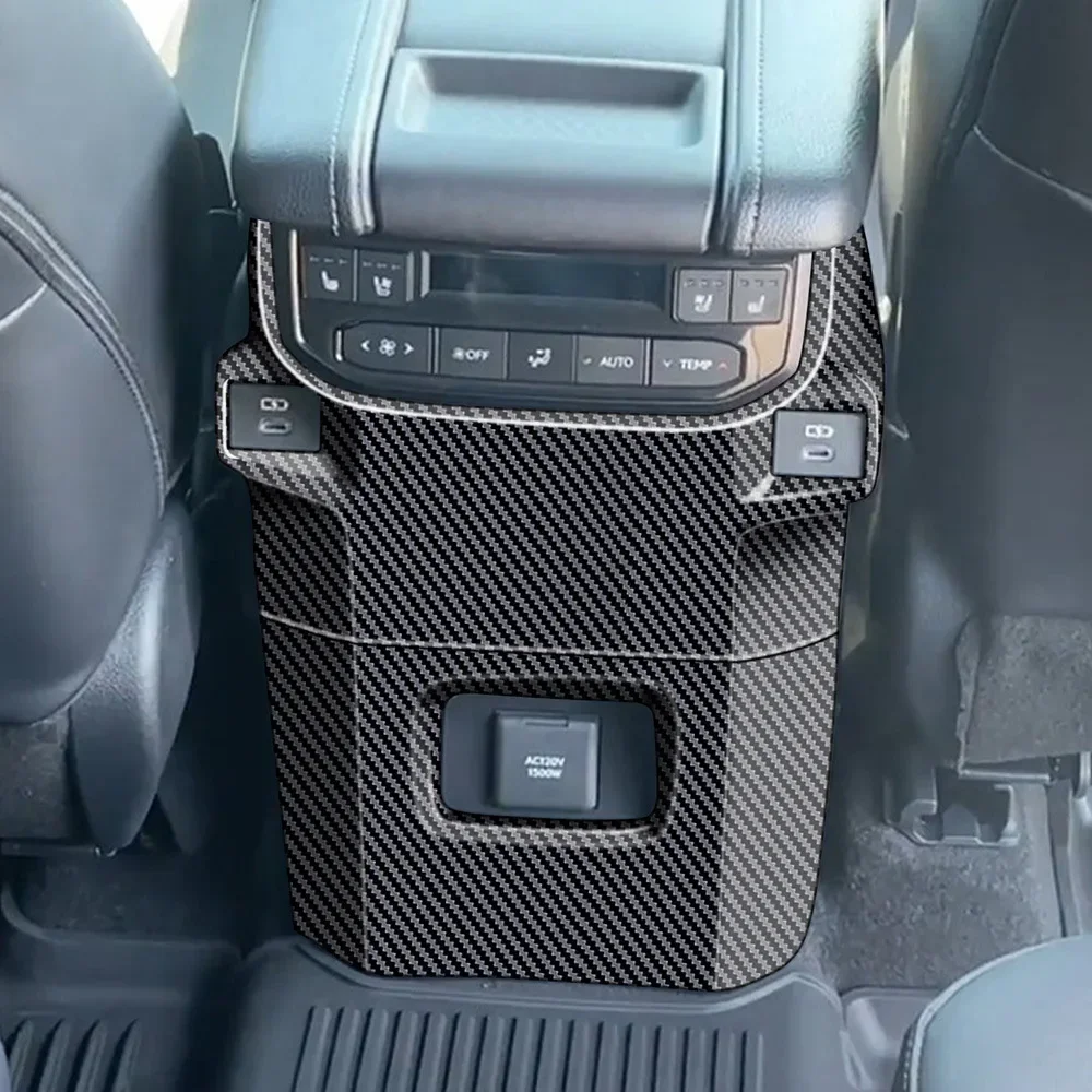 For Toyota Grand Highlander 2024 2025 ABS Carbon Fiber Car Rear Seat Console Air Conditioning Outlet Frame Cover Accessories
For Toyota Grand Highlander 2024 2025 ABS Carbon Fiber Car Rear Seat Console Air Conditioning Outlet Frame Cover Accessories