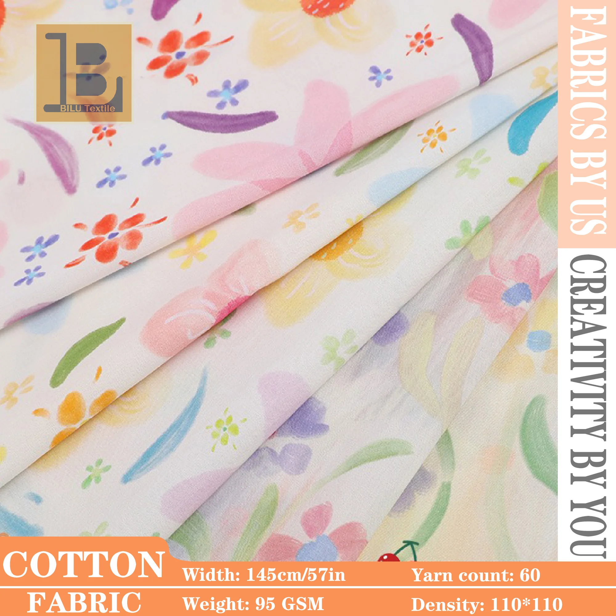 100% Cotton Fabric - French Floral Meadow Print | Premium Cotton Fabric (Per Meter)
100% Cotton Fabric - French Floral Meadow Print | Premium Cotton Fabric (Per Meter)