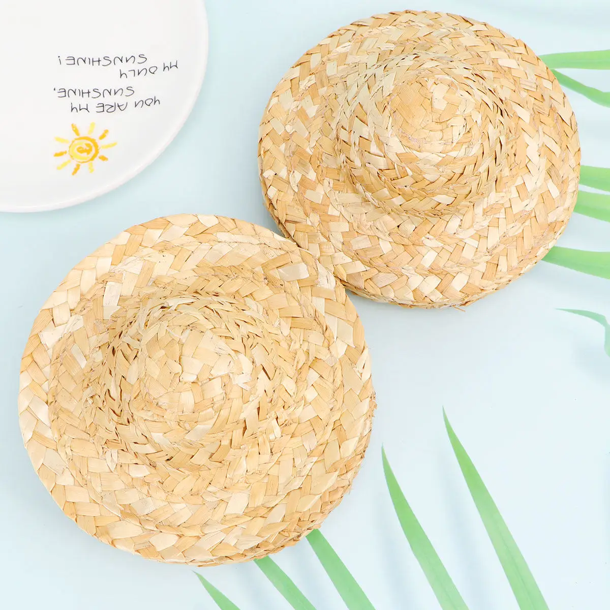 10Pcs 13Cm Small Craft Straw Hats Handmade Woven Mini Sombrero Decorations for DIY Jewelry Garment Accessories
10Pcs 13Cm Small Craft Straw Hats Handmade Woven Mini Sombrero Decorations for DIY Jewelry Garment Accessories