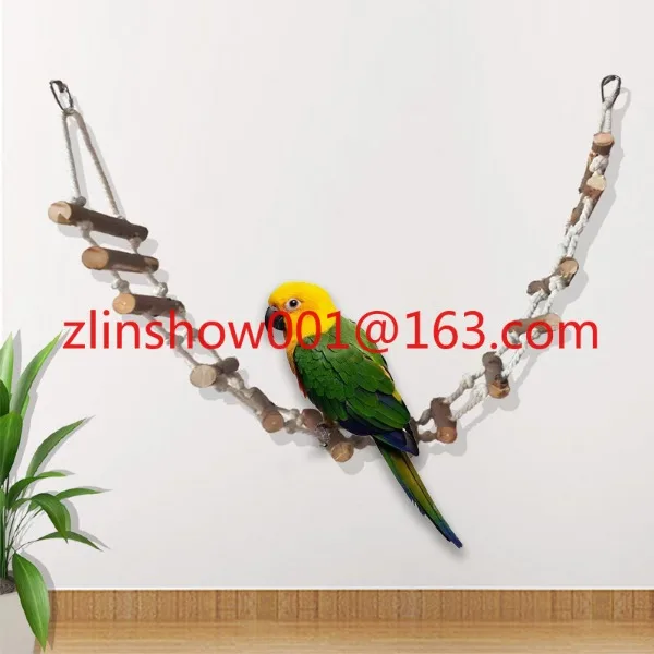 Small and Medium-sized Birds Parrots Swing Chew Eco-Friendly Wooden Toy Parts Bird Cage Accessories Made from Sisal
Small and Medium-sized Birds Parrots Swing Chew Eco-Friendly Wooden Toy Parts Bird Cage Accessories Made from Sisal