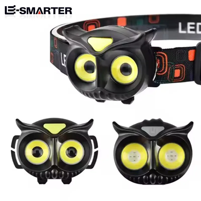 COB Owl Mini Headlamp Running Warning Headlight Portable Rotating Hunting Magnet LED Head Flashlight Camping Fishing Head Lamp
COB Owl Mini Headlamp Running Warning Headlight Portable Rotating Hunting Magnet LED Head Flashlight Camping Fishing Head Lamp