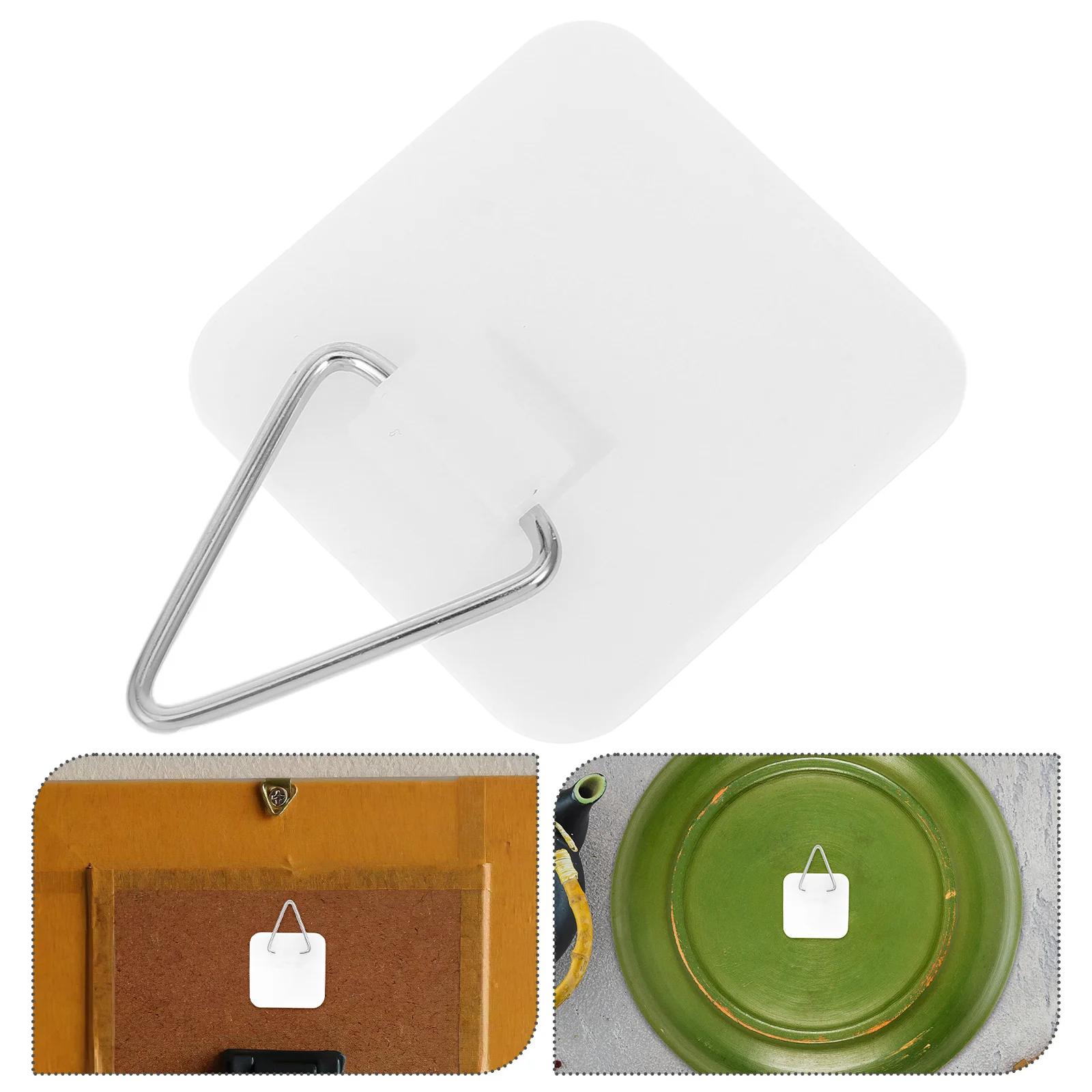10 Pcs Decorative Plate Wall Hanging Photo Frame Adhesive Hook Plastic Picture Hooks
10 Pcs Decorative Plate Wall Hanging Photo Frame Adhesive Hook Plastic Picture Hooks