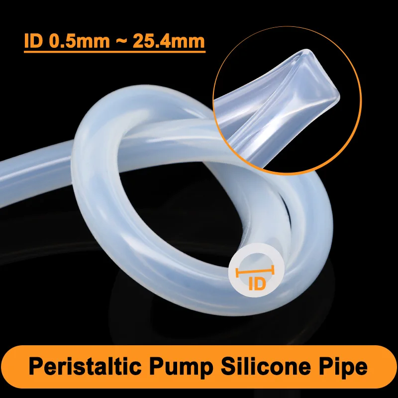 1-10m Peristaltic Pump Silicone Pipe ID 0.5 ~ 25.4mm High Temperature Corrosion Resistant Food Grade Transparent Laboratory Hose
1-10m Peristaltic Pump Silicone Pipe ID 0.5 ~ 25.4mm High Temperature Corrosion Resistant Food Grade Transparent Laboratory Hose