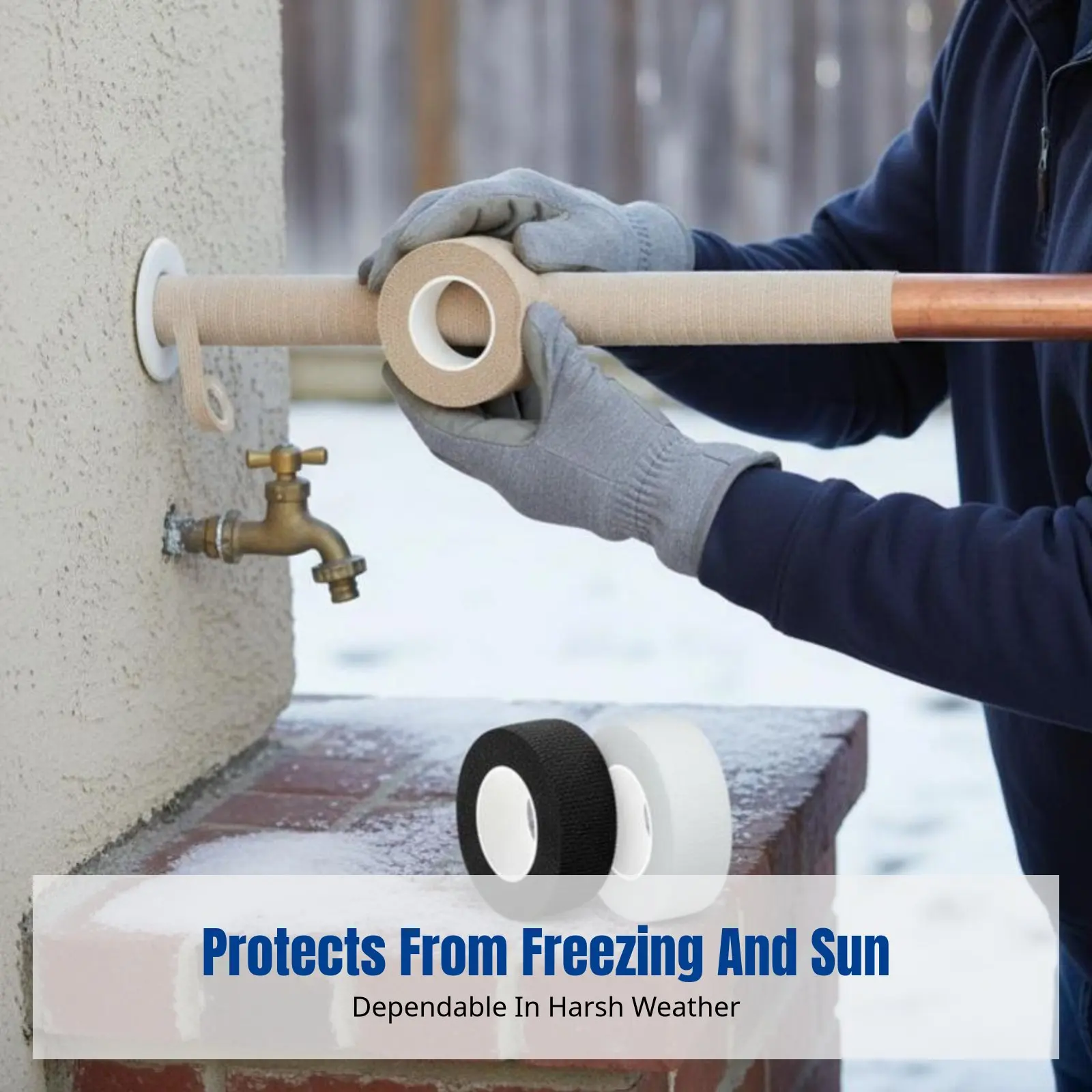 Автоматическая термоизоляционная обмотка для улицы, защита от замерзания и сохранение тепла для воды зимой
Автоматическая термоизоляционная обмотка для улицы, защита от замерзания и сохранение тепла для воды зимой