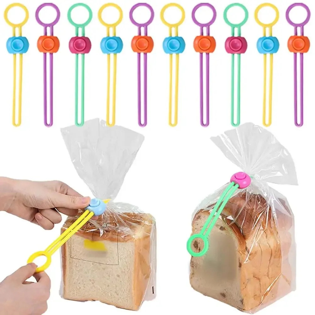 10pcs Silicone Food Bag Sealing Strap Freshness Sealing Clip Adjustable Clip Portable Data Cable Storage Kitchen Gadget
10pcs Silicone Food Bag Sealing Strap Freshness Sealing Clip Adjustable Clip Portable Data Cable Storage Kitchen Gadget