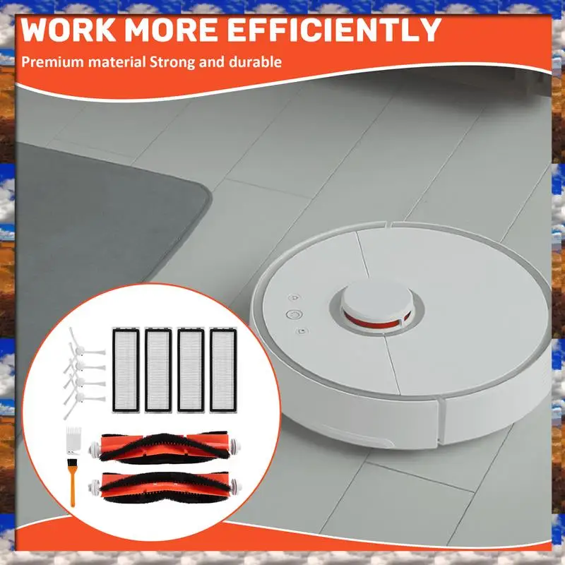 Top Sale 12PCS Mi Robot Vacuum Cleaner Parts Replacement For Mi Robot 1C 1T Vacuum Cleaner Accessory Kit For Xiaomi
Top Sale 12PCS Mi Robot Vacuum Cleaner Parts Replacement For Mi Robot 1C 1T Vacuum Cleaner Accessory Kit For Xiaomi