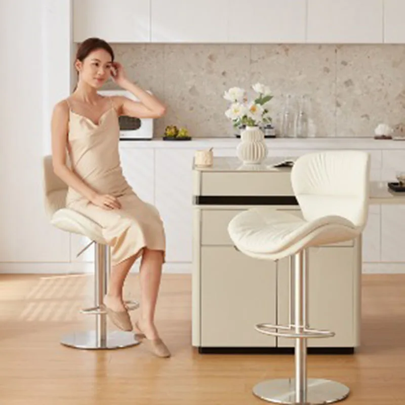 White Cream Bar Stools Metal Reception Desks Salon Salon Interior Fashion Dining Chairs Party Sillas Para Comedor Home Decor
White Cream Bar Stools Metal Reception Desks Salon Salon Interior Fashion Dining Chairs Party Sillas Para Comedor Home Decor