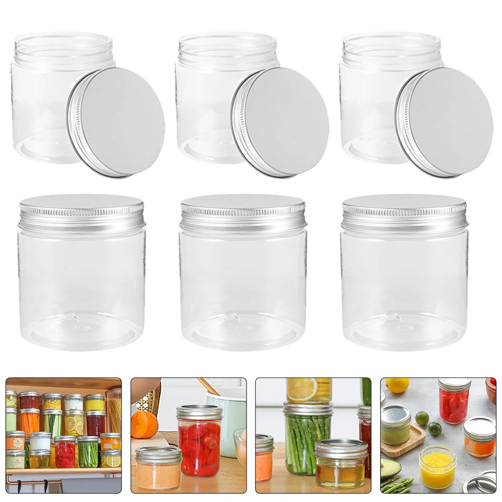 8 Pcs 250ml Mini Transparent Silver Aluminum Lid Mason Jar Set Lids with Clear Can Small Honey Container Filling
8 Pcs 250ml Mini Transparent Silver Aluminum Lid Mason Jar Set Lids with Clear Can Small Honey Container Filling