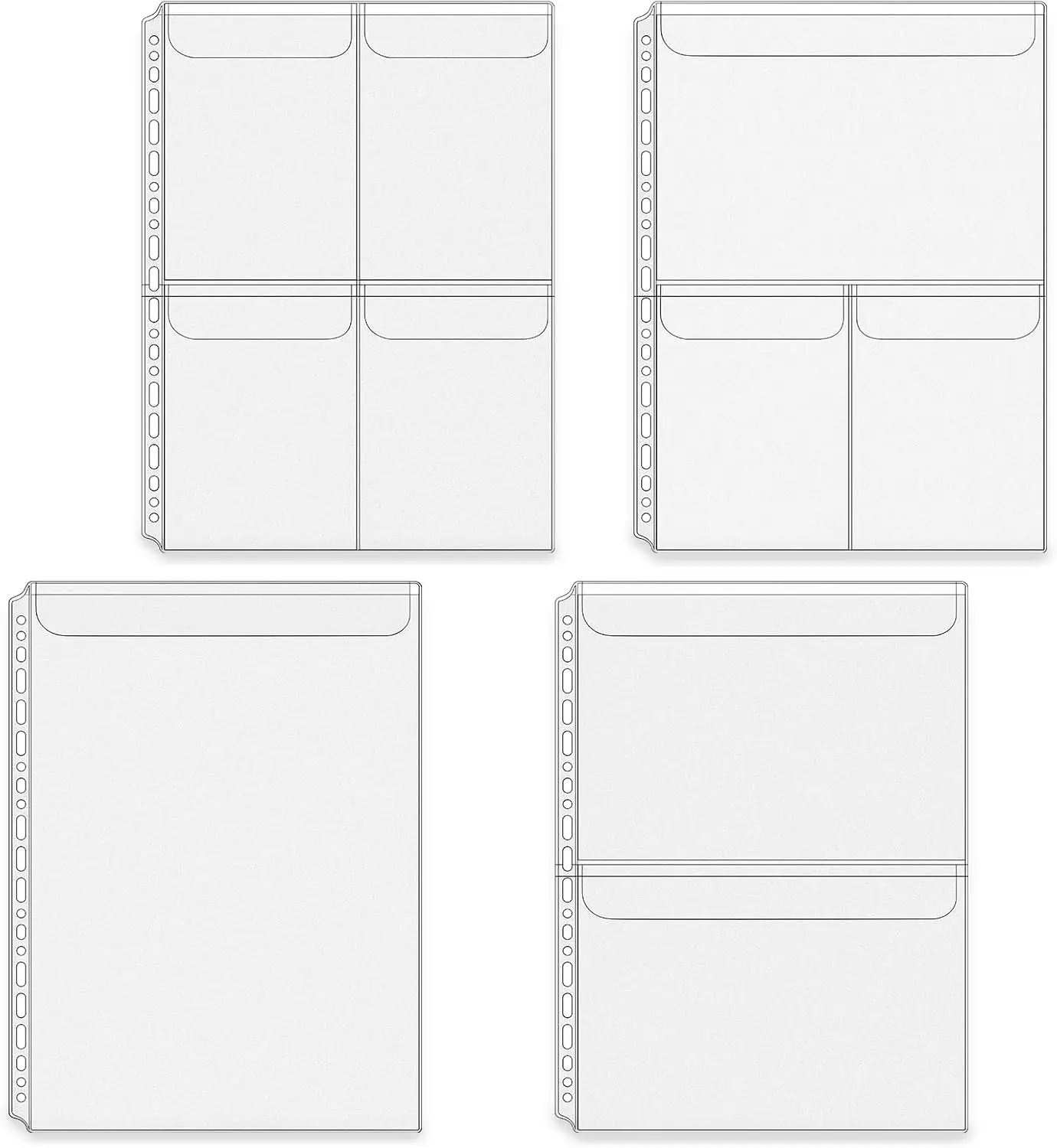 4 Pack A4 Waterproof PVC binder Pockets Zipperless Cash Envelopes ,Planner Insert Pouches Photo,Document, Stamp & Die Storage
4 Pack A4 Waterproof PVC binder Pockets Zipperless Cash Envelopes ,Planner Insert Pouches Photo,Document, Stamp & Die Storage