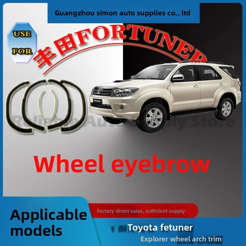 For FORTUNER Runner Adventurer Explorer Upgrade Kit Thai Style Wheel Arch Moldings Protective Side Lips Bumper Guard Strips Dura
For FORTUNER Runner Adventurer Explorer Upgrade Kit Thai Style Wheel Arch Moldings Protective Side Lips Bumper Guard Strips Dura