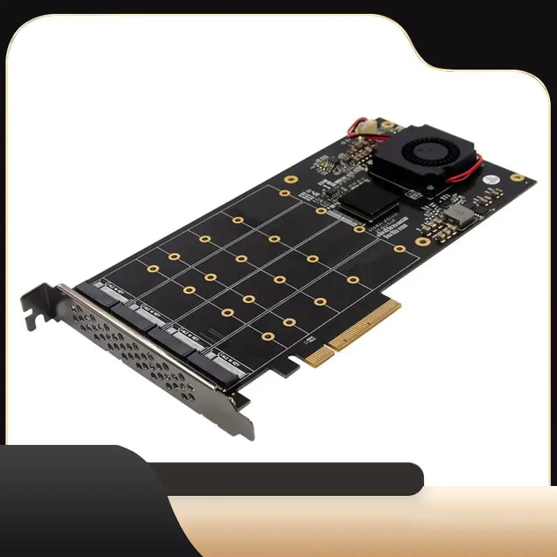 Server Expansion Card ST5112 Pcie X8 PEX8747 Quad Channel Nvme Server Grade Storage Expansion Card-T44C
Server Expansion Card ST5112 Pcie X8 PEX8747 Quad Channel Nvme Server Grade Storage Expansion Card-T44C