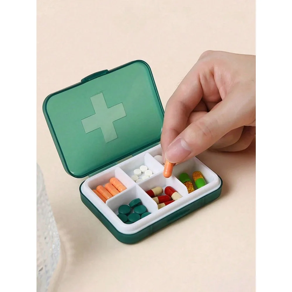 1pc Portable Pill Storage Box Moisture Proof Pill Organizer For Men And Women Travel Essentials Cruise Essentials Dorm Essentials Daily Pill Box To Hold Vitamin Medicine Medication And Supplement PP Pill Container First Aid Kit Medical Bag For Travel Home
1pc Portable Pill Storage Box Moisture Proof Pill Organizer For Men And Women Travel Essentials Cruise Essentials Dorm Essentials Daily Pill Box To Hold Vitamin Medicine Medication And Supplement PP Pill Container First Aid Kit Medical Bag For Travel Home