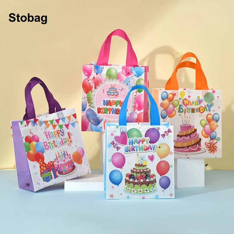StoBag 8/20pcs Happy Birthday Non-woven Bags Cake Gift Package Tote Fabric Kids Waterproof Storage Reusable Pouch Party Favors
StoBag 8/20pcs Happy Birthday Non-woven Bags Cake Gift Package Tote Fabric Kids Waterproof Storage Reusable Pouch Party Favors
