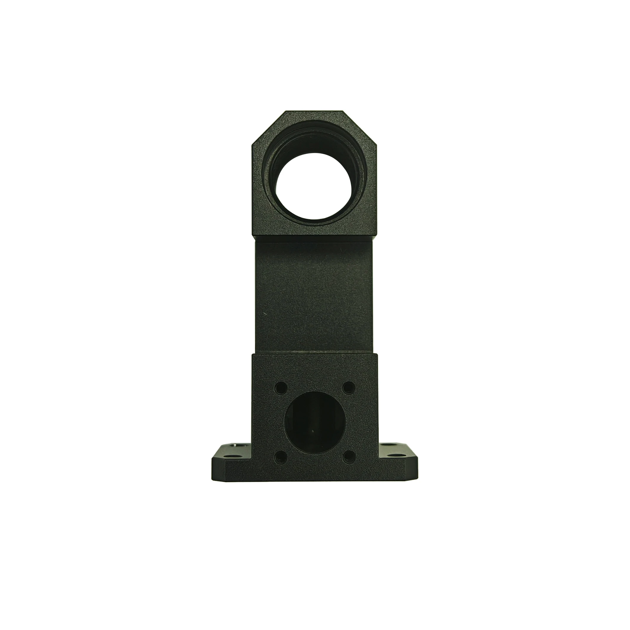 CNC machining technology for aluminum products Black surface sandblasted oxidation Car support threaded base
CNC machining technology for aluminum products Black surface sandblasted oxidation Car support threaded base