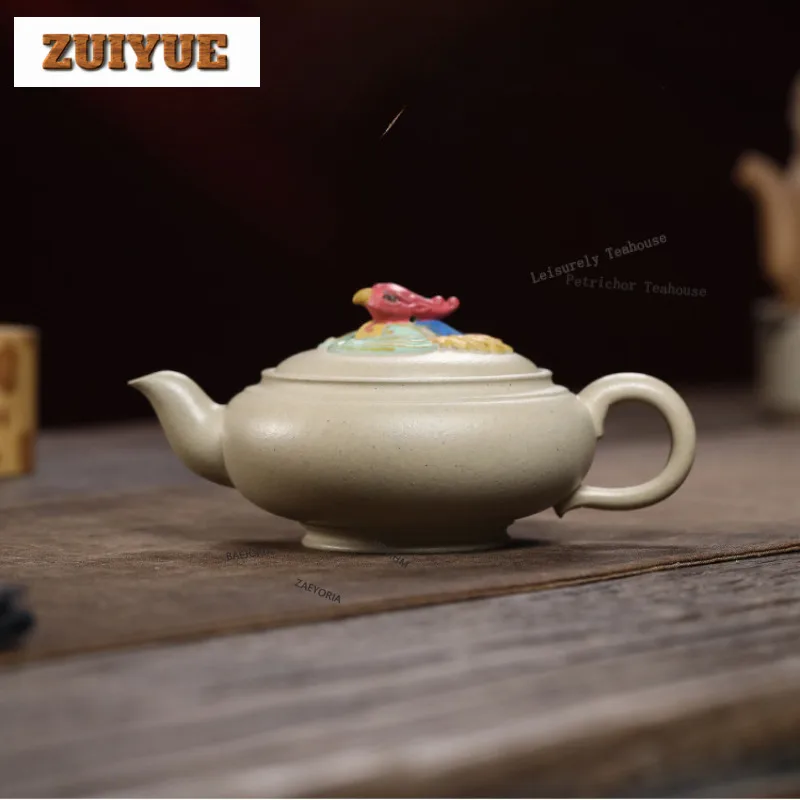 225ml Vintage Yixing Purple Clay Teapots Handmade Pot Raw Ore Motoyama Green Mud Tea Maker Kettle With Infuser Zisha Tea Set
225ml Vintage Yixing Purple Clay Teapots Handmade Pot Raw Ore Motoyama Green Mud Tea Maker Kettle With Infuser Zisha Tea Set
