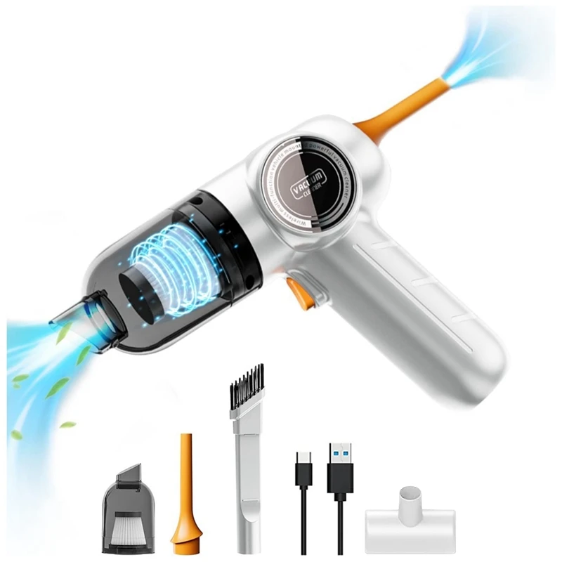1Set 9000PA Mini Wireless Handheld Car Vacuum Cleaner 3 In 1 Portable Vacuum Cleaner White For Car Home
1Set 9000PA Mini Wireless Handheld Car Vacuum Cleaner 3 In 1 Portable Vacuum Cleaner White For Car Home