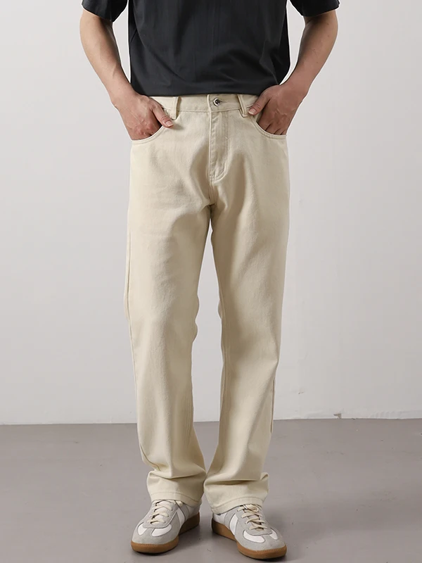 Casual American Sle Khaki Jeans Men's Cleanfit Youth Simple Couple Match Slim Straight Leg Pants Trendy Cotton Blend Fabric
Casual American Sle Khaki Jeans Men's Cleanfit Youth Simple Couple Match Slim Straight Leg Pants Trendy Cotton Blend Fabric