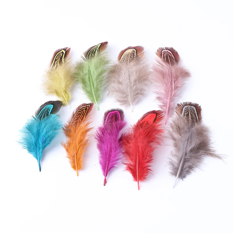100pcs/pack Pheasant Feathers Multi-colored Pheasant Feathers Outdoor Decor Carnival Clothing Women Top Dresses Feather Skirt
100pcs/pack Pheasant Feathers Multi-colored Pheasant Feathers Outdoor Decor Carnival Clothing Women Top Dresses Feather Skirt