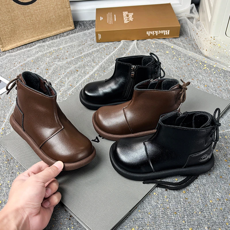 2025 Winter Kids Fashion Girls Cotton Boots Classic Thick Bottom Children Causal Ankle Boots School Warm Toddlers Plush Boots
2025 Winter Kids Fashion Girls Cotton Boots Classic Thick Bottom Children Causal Ankle Boots School Warm Toddlers Plush Boots