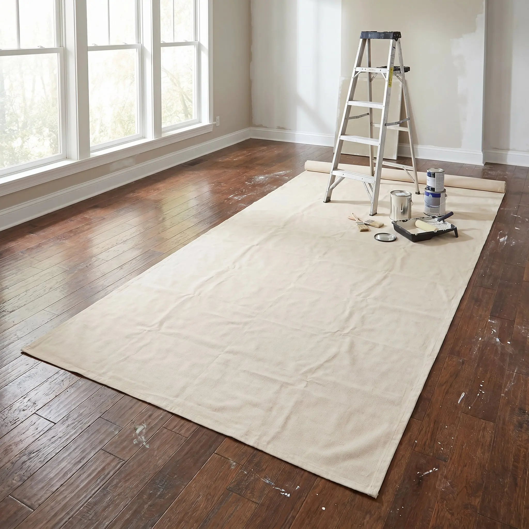 Washable Reusable Cotton Drop Cloth Floor Furniture Protector Heavy Duty Painter Tarp Thick Canvas Cover for Painting DIY
Washable Reusable Cotton Drop Cloth Floor Furniture Protector Heavy Duty Painter Tarp Thick Canvas Cover for Painting DIY