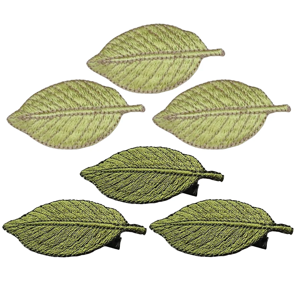 6 pcs Leaf Hairpin Side Clip Bangs TopMidsummer Early Autumn Women Clips for Issue Card
6 pcs Leaf Hairpin Side Clip Bangs TopMidsummer Early Autumn Women Clips for Issue Card