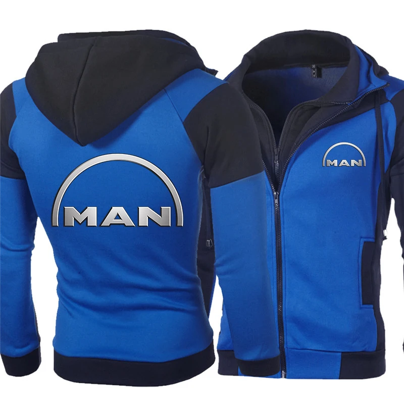 MAN logo printed men's autumn print solid color hooded sweatshirt hooded casual fashion long sleeved zipper top
MAN logo printed men's autumn print solid color hooded sweatshirt hooded casual fashion long sleeved zipper top