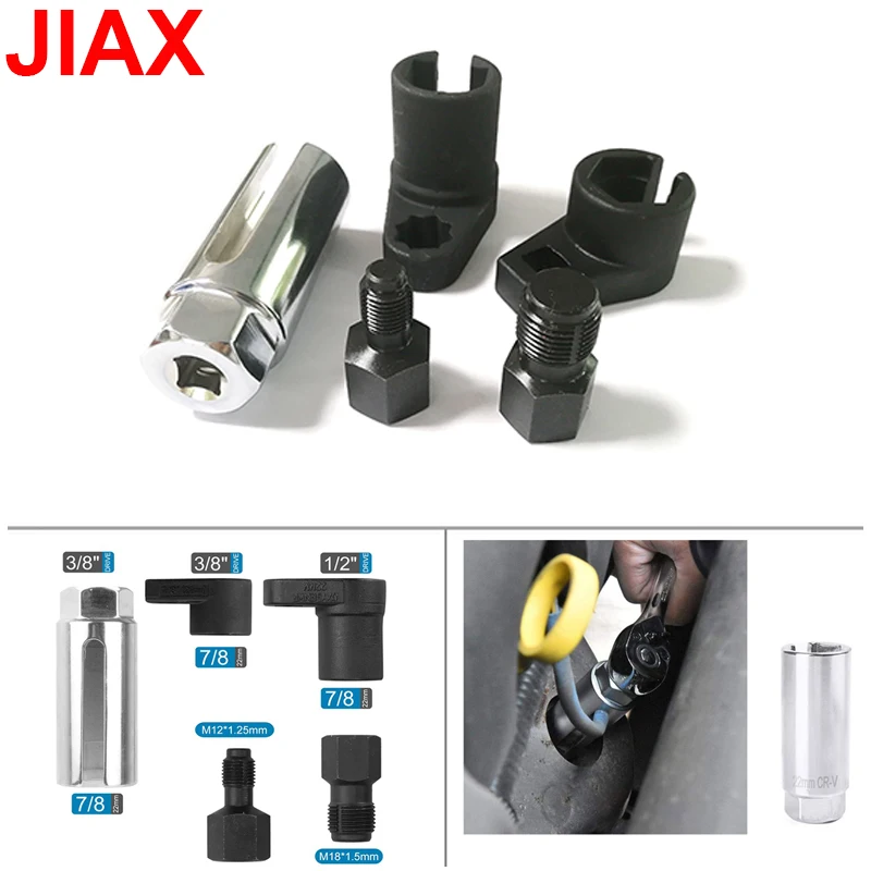 Инструмент для разборки торцевого ключа датчика кислорода, набор из 5 предметов
Инструмент для разборки торцевого ключа датчика кислорода, набор из 5 предметов