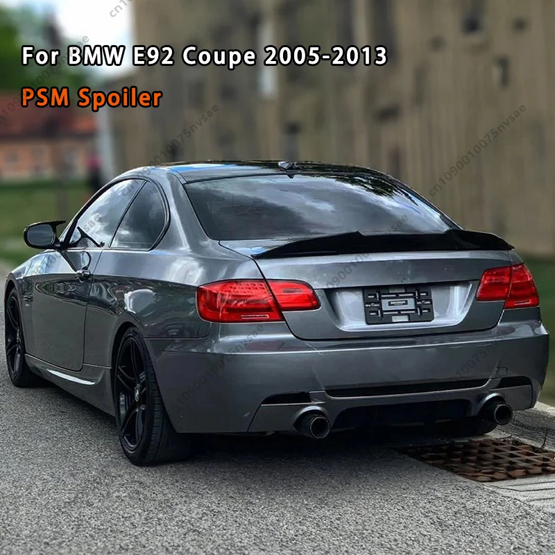 For BMW E92 Coupe E92 M3 2005-2013 Carbon Look PSM Style Car Rear Trunk Boot Roof Lip Spoiler Splitter Bodykit Spoiler Wing
For BMW E92 Coupe E92 M3 2005-2013 Carbon Look PSM Style Car Rear Trunk Boot Roof Lip Spoiler Splitter Bodykit Spoiler Wing