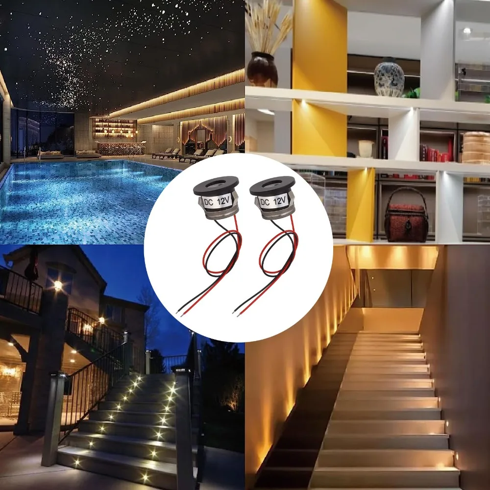 2 Pack DC 12V Mini LED Spotlights 100LM Black Recessed Mini LED Spotlights Aluminum 1W Miniature Spot Lights Under Cabinet
2 Pack DC 12V Mini LED Spotlights 100LM Black Recessed Mini LED Spotlights Aluminum 1W Miniature Spot Lights Under Cabinet