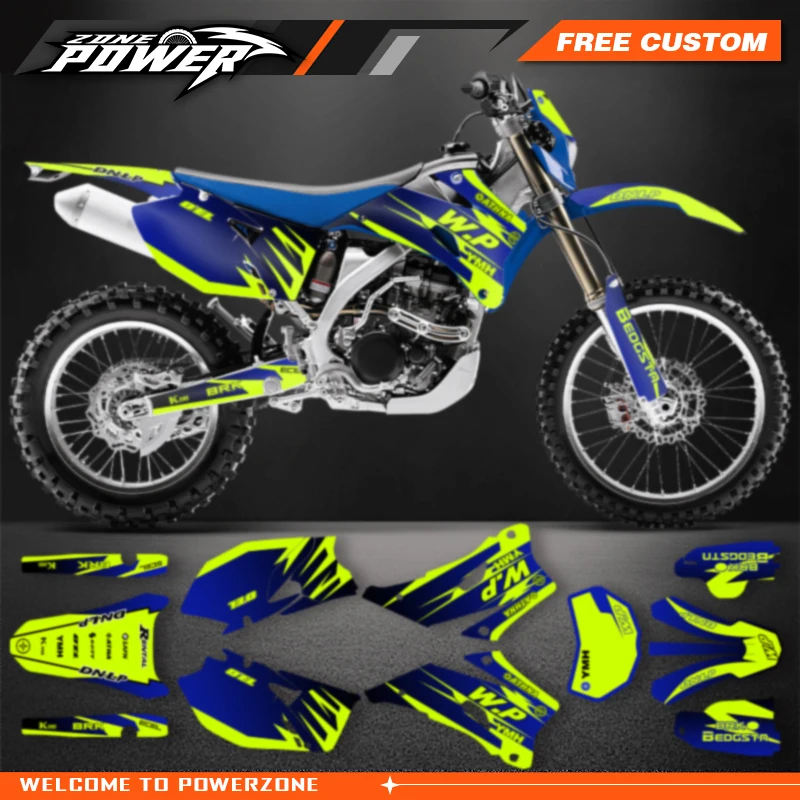 Powerzone Custom Team Motocycle Adhesive Decal Stickers Kits for Yamaha WRF250 2007-2013 WRF450 2007-2011 11
Powerzone Custom Team Motocycle Adhesive Decal Stickers Kits for Yamaha WRF250 2007-2013 WRF450 2007-2011 11
