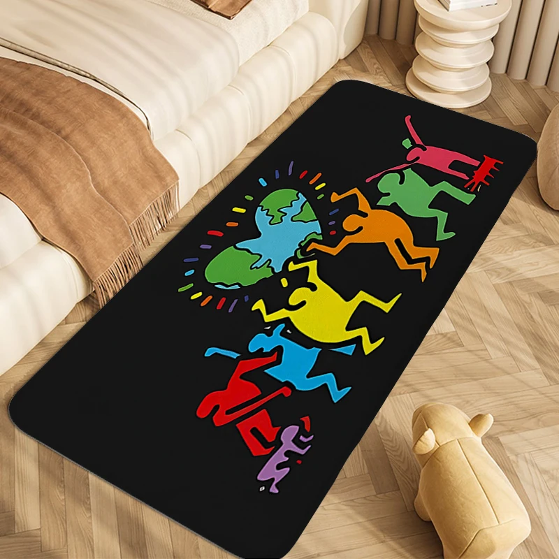 Non Slip Carpet for Bedroom H-Haring Geometric G-Graffitis Bath Mat Sleeping Room Kitchen Treadmill Rug Doormat Entrance Door
Non Slip Carpet for Bedroom H-Haring Geometric G-Graffitis Bath Mat Sleeping Room Kitchen Treadmill Rug Doormat Entrance Door