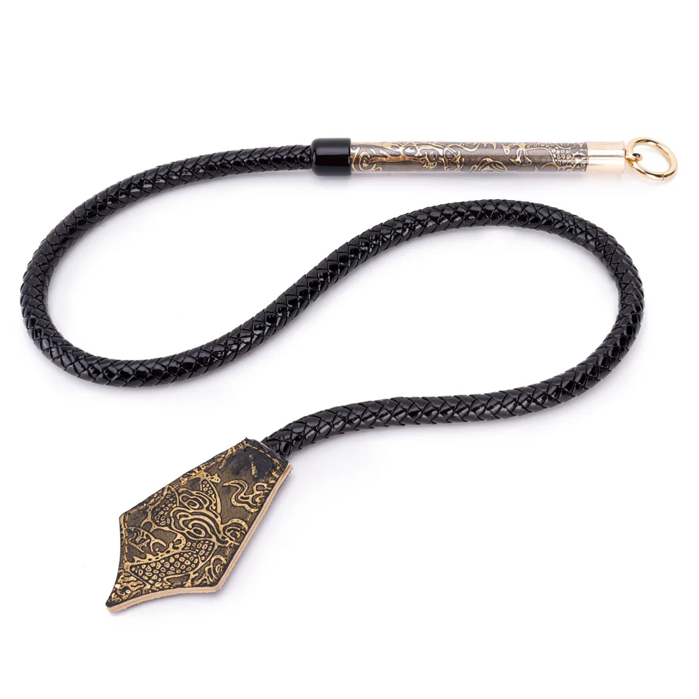 96CM PU Leather Horse Whip Serpentine Pattern Braids Leather Whips for Horse Training
96CM PU Leather Horse Whip Serpentine Pattern Braids Leather Whips for Horse Training