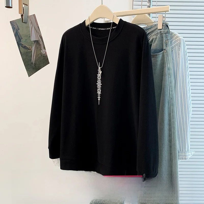 Осень-зима Thiened round Ne Lace Print Base irt Корейская универсальная теплая футболка для женщин Ci Commuting Dr
Осень-зима Thiened round Ne Lace Print Base irt Корейская универсальная теплая футболка для женщин Ci Commuting Dr