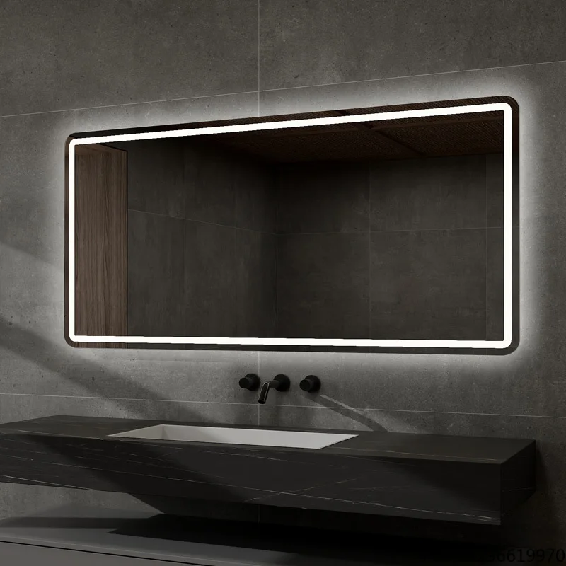 Wall Mounted Smart LED Bathroom Mirror Simple Touch Switch Illuminated Vanity Mirror
Wall Mounted Smart LED Bathroom Mirror Simple Touch Switch Illuminated Vanity Mirror