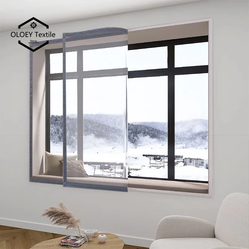 Customizable winter warm curtains, windproof sealed windows, household cold insulation, anti freezing window insulation film
Customizable winter warm curtains, windproof sealed windows, household cold insulation, anti freezing window insulation film