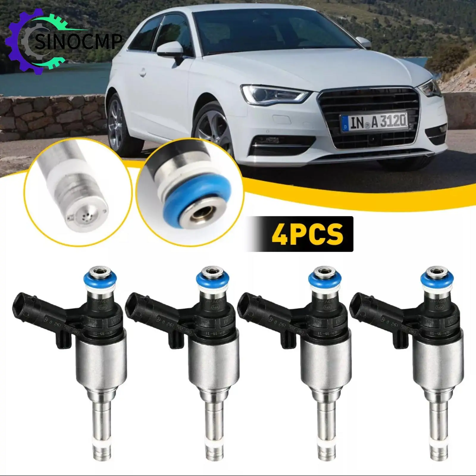 4Pcs Fuel Injectors 06H906036G 06H906036AE 06H906036P 06H906036AB 06H906036S for GTI Passat VW Beetle Golf Audi A3 A4 A5 A6 2.0T
4Pcs Fuel Injectors 06H906036G 06H906036AE 06H906036P 06H906036AB 06H906036S for GTI Passat VW Beetle Golf Audi A3 A4 A5 A6 2.0T