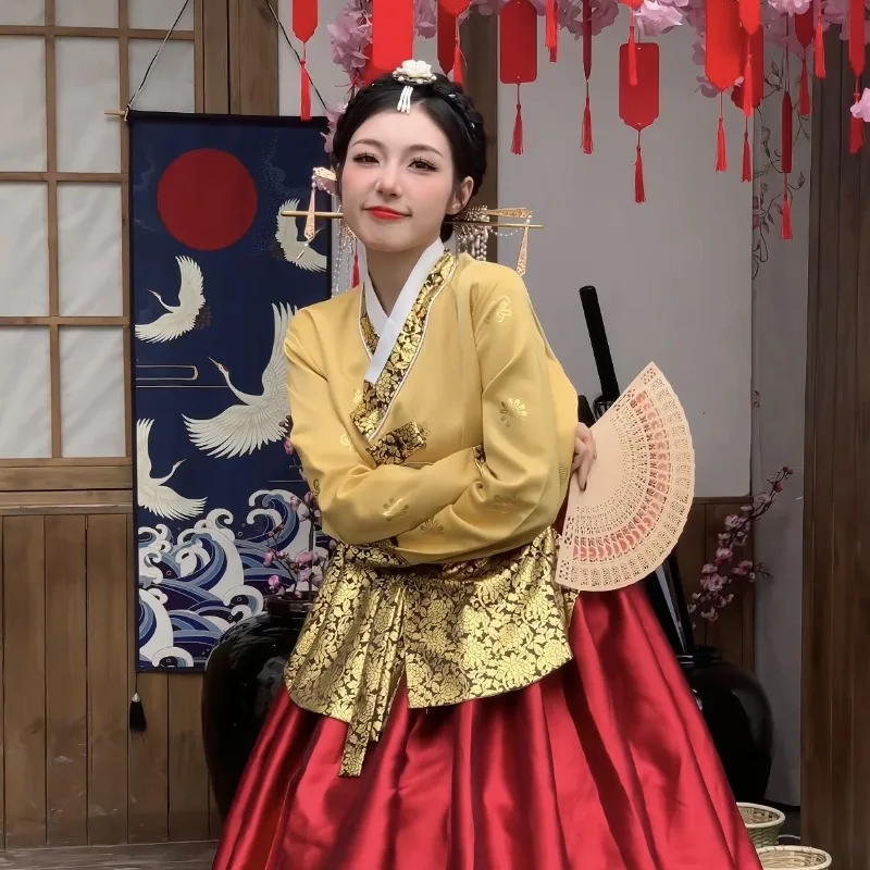 Hanbok Yanji Daily Performance Clothing Korean Women's Improved Watch Performance Clothing Super Immortal
Hanbok Yanji Daily Performance Clothing Korean Women's Improved Watch Performance Clothing Super Immortal