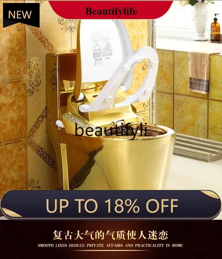 Z189 AY7No water pressure smart golden toilet household multi-function fully automatic drying instant hot toilet
Z189 AY7No water pressure smart golden toilet household multi-function fully automatic drying instant hot toilet