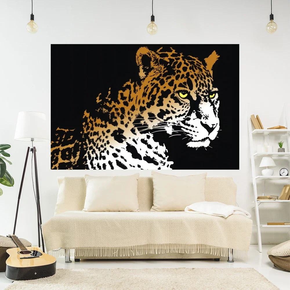 Cartoon Leopard Tapestry Psychedelic Bohemian Printed Dormitory Wall Hanging Blanket Room Decor Beach Mat
Cartoon Leopard Tapestry Psychedelic Bohemian Printed Dormitory Wall Hanging Blanket Room Decor Beach Mat
