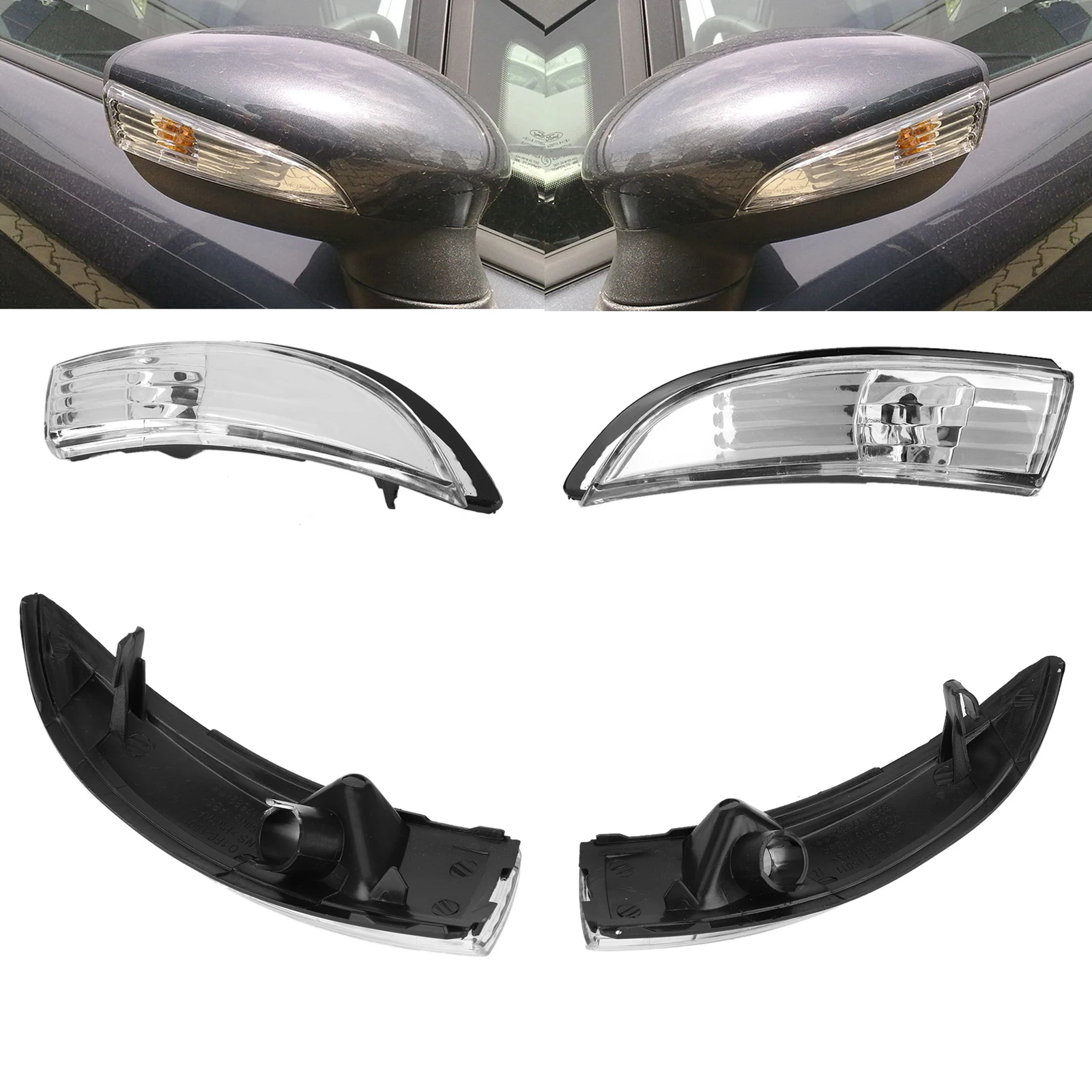 Left/Right Side Wing Mirror Turn Signal Light Shell Rearview Mirror Turn Signal Light Lens For Ford Fiesta MK7/MK7.5 2009-2017
Left/Right Side Wing Mirror Turn Signal Light Shell Rearview Mirror Turn Signal Light Lens For Ford Fiesta MK7/MK7.5 2009-2017