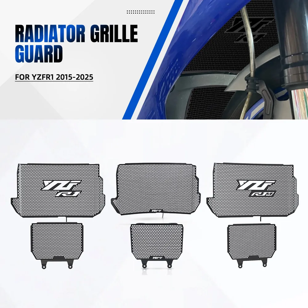 YZF R1 Radiator Grille Guard Covers Oil Cooler Shield Protector For Yamaha YZFR1 2015-2018-2019-2020-2021-2022-2023-2024 2025
YZF R1 Radiator Grille Guard Covers Oil Cooler Shield Protector For Yamaha YZFR1 2015-2018-2019-2020-2021-2022-2023-2024 2025