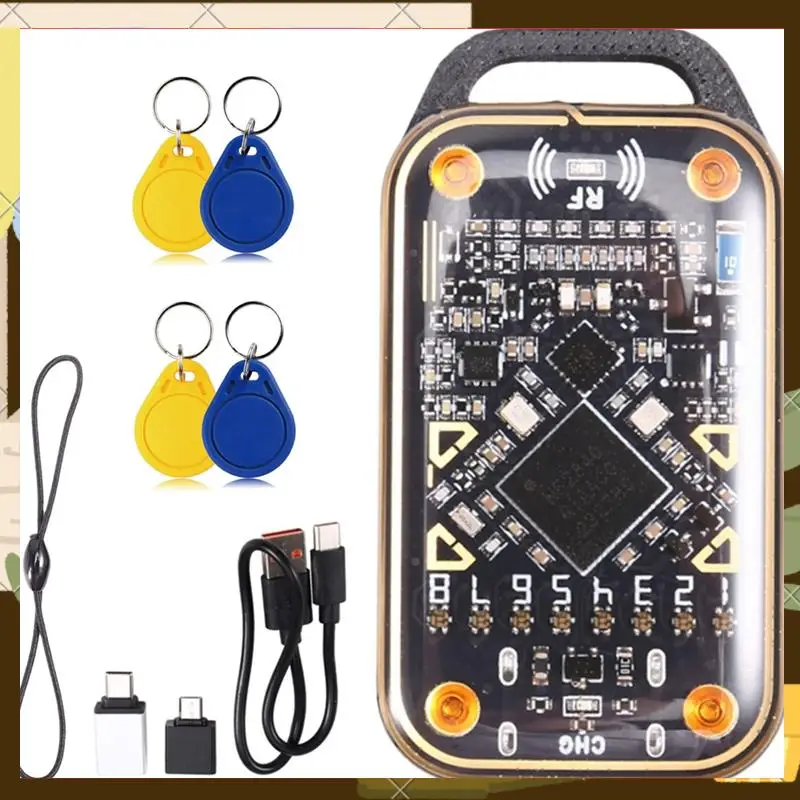 Chameleon Ultra Upgrade RFID Card Emulator+4XCUID Keychain RFID Smart Chip Reader 125K 13.56Mhz Card Decode Duplicator-ABNJ
Chameleon Ultra Upgrade RFID Card Emulator+4XCUID Keychain RFID Smart Chip Reader 125K 13.56Mhz Card Decode Duplicator-ABNJ