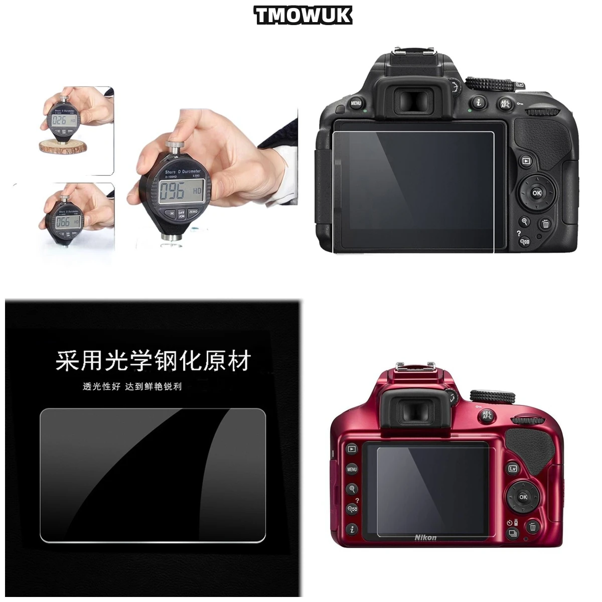For Nikon D5300 D54 D5500 D5600 High Definition Tempered Glass Screen Protector Anti-Reflective
For Nikon D5300 D54 D5500 D5600 High Definition Tempered Glass Screen Protector Anti-Reflective