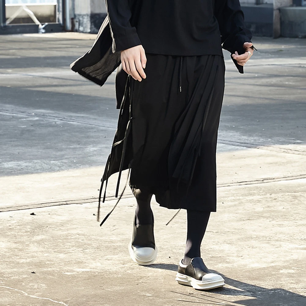 Y2k Dark Ribbon Patchwork Layered Skirt Pants Spring Genderless Streetwear Fashion Niche Designer Cropped Pants Unisex 2026
Y2k Dark Ribbon Patchwork Layered Skirt Pants Spring Genderless Streetwear Fashion Niche Designer Cropped Pants Unisex 2026