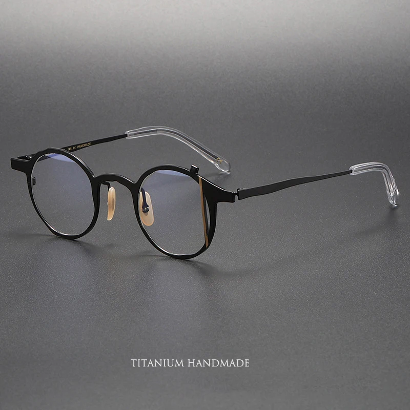Japan Luxury Brand Designer Men Retro Round Titanium Frame Eyeglasses Women Fashion Irregular Unique Small Circle Lenses Glasses
Japan Luxury Brand Designer Men Retro Round Titanium Frame Eyeglasses Women Fashion Irregular Unique Small Circle Lenses Glasses